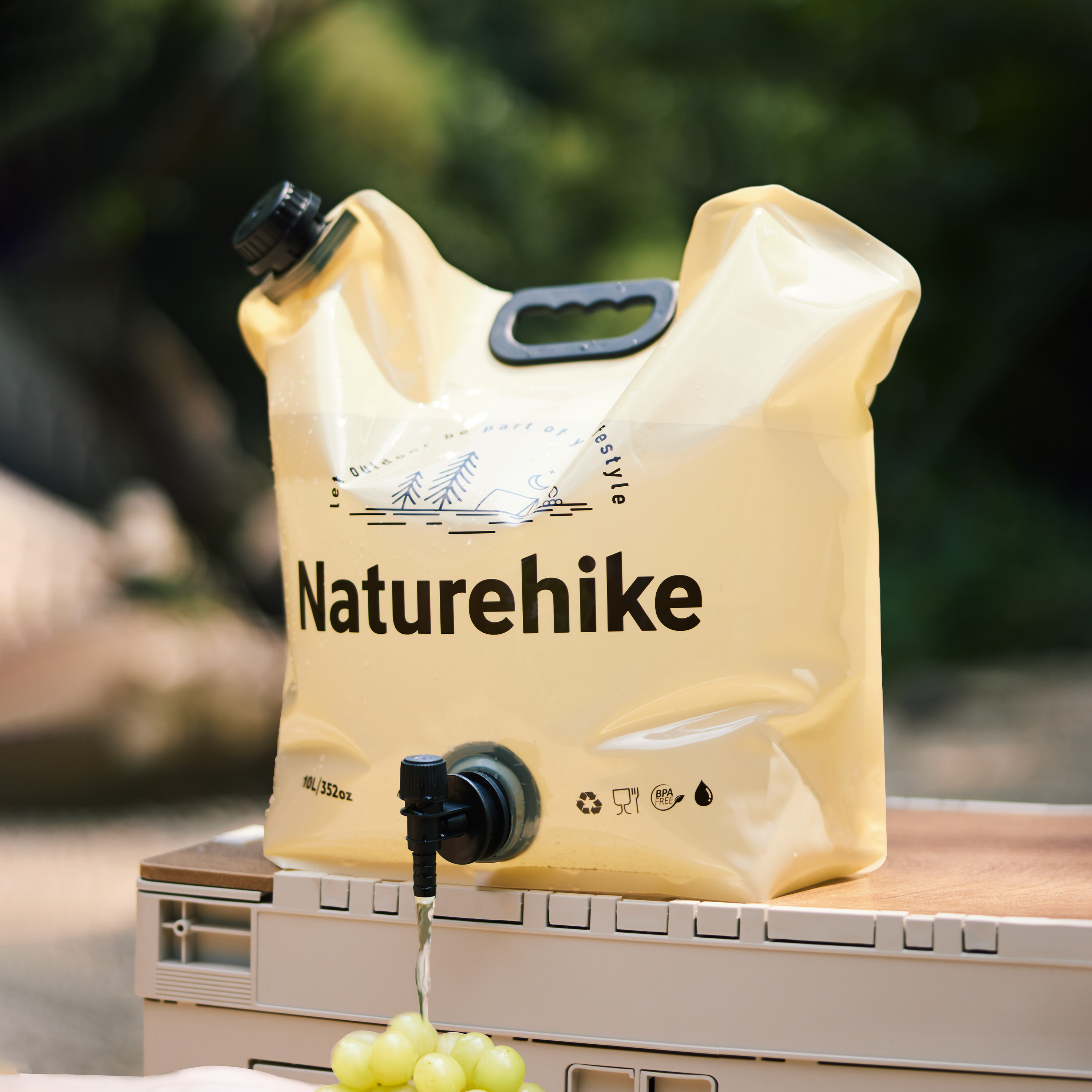 Naturehike vak na vodu s kohútikom 138g - modrý